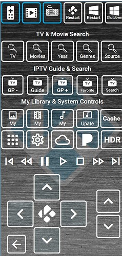 Kodi Advanced Remote